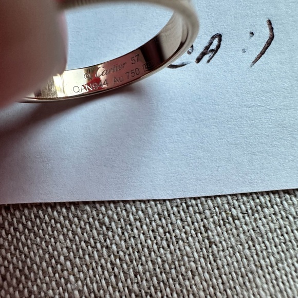 Cartier love wedding band ring - Picture 10 of 14